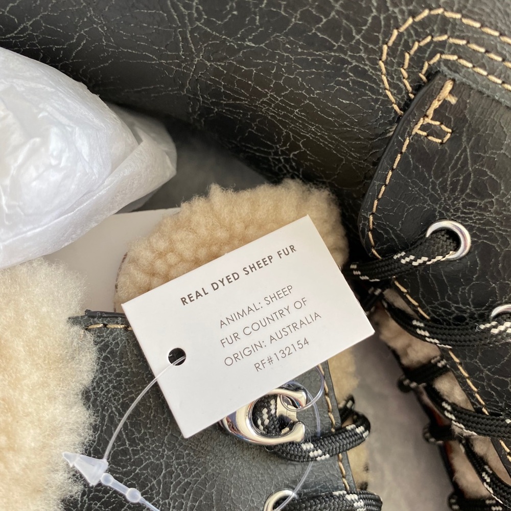 Size 10 Coach Lorimer Bootie w Shearling - Picture 14 of 16